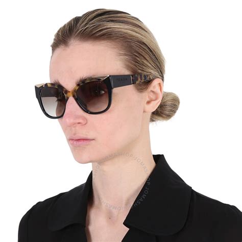 prada pr 02ws 01m0a7|Prada Grey Gradient Cat Eye Ladies Sunglasses PR .